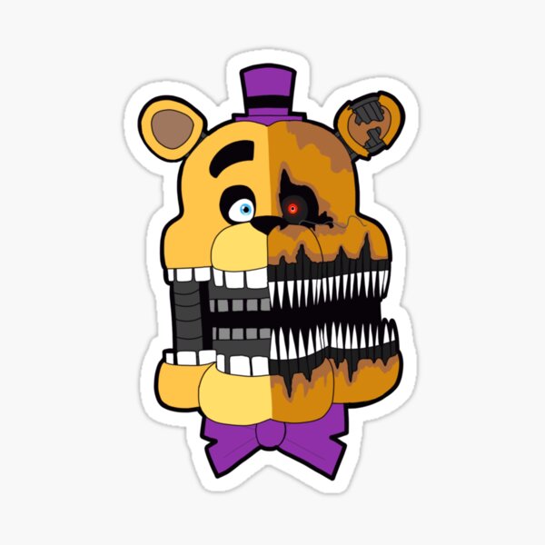 Nightmare Fredbear - Fnaf 4 - Sticker