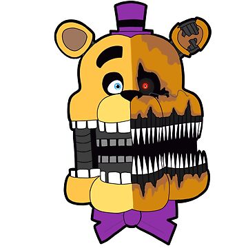 nightmare fredbear - Nerd - Sticker