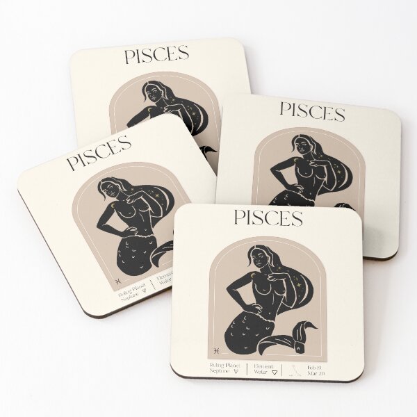 Item preview, Pisces Zodiac Sign with Astrological Informations designed and sold by dk-design85.