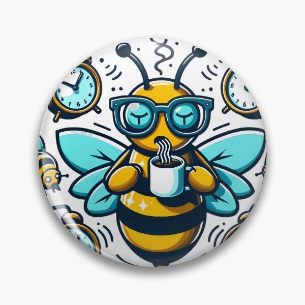 Item preview, Buzzworthy Busy Bee Design - Nature-inspired Art for Bee Lovers designed and sold by The-Library.