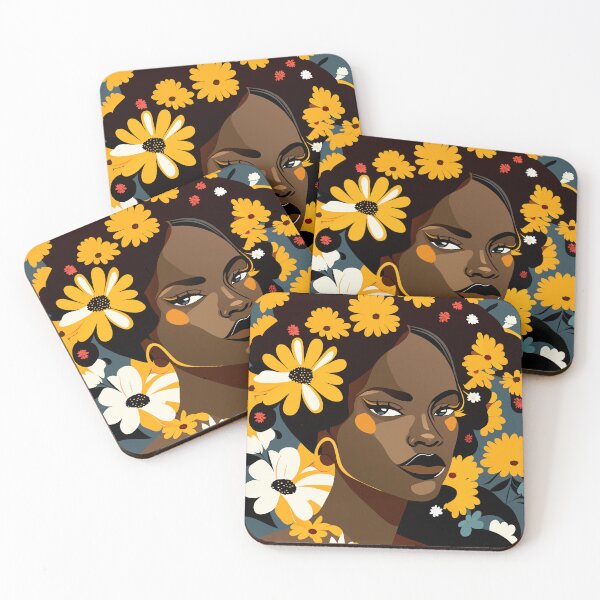 Item preview, Daisy lady portrait designed and sold by lilbangdesigns.