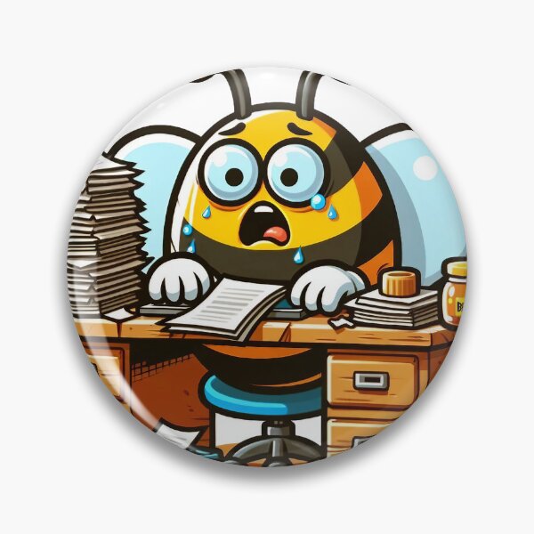 Item preview, Buzzworthy Busy Bee Design - Nature-inspired Art for Bee Lovers designed and sold by The-Library.