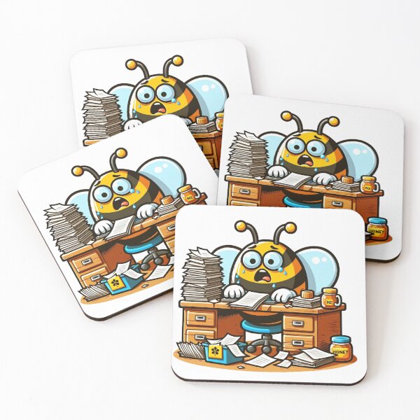 Item preview, Buzzworthy Busy Bee Design - Nature-inspired Art for Bee Lovers designed and sold by The-Library.