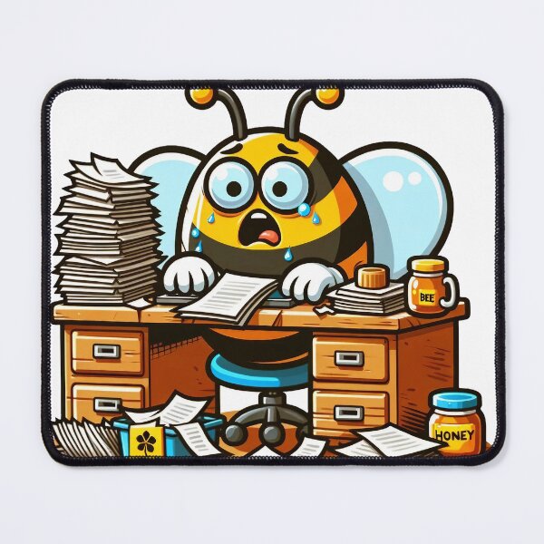 Item preview, Buzzworthy Busy Bee Design - Nature-inspired Art for Bee Lovers designed and sold by The-Library.