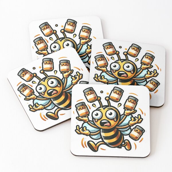Item preview, Busy Bee Design - Artistic Bee-Themed Prints for Nature Lovers designed and sold by The-Library.