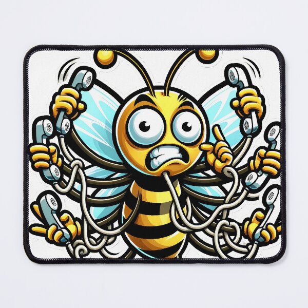 Item preview, Busy Bee Design - Captivating Artwork for Nature Enthusiasts designed and sold by The-Library.
