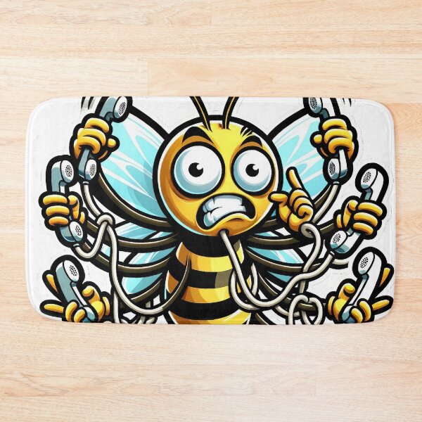 Item preview, Busy Bee Design - Captivating Artwork for Nature Enthusiasts designed and sold by The-Library.