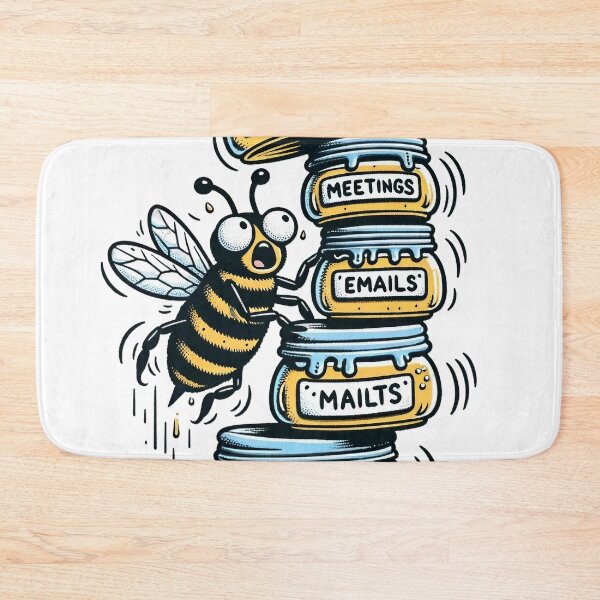 Item preview, Busy Bee Design - Captivating Artwork for Nature Enthusiasts designed and sold by The-Library.