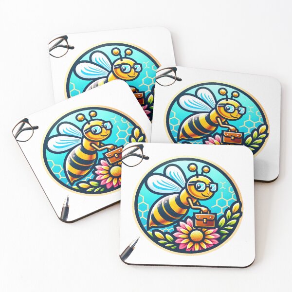 Item preview, Busy Bee Design - Captivating Artwork for Nature Enthusiasts designed and sold by The-Library.