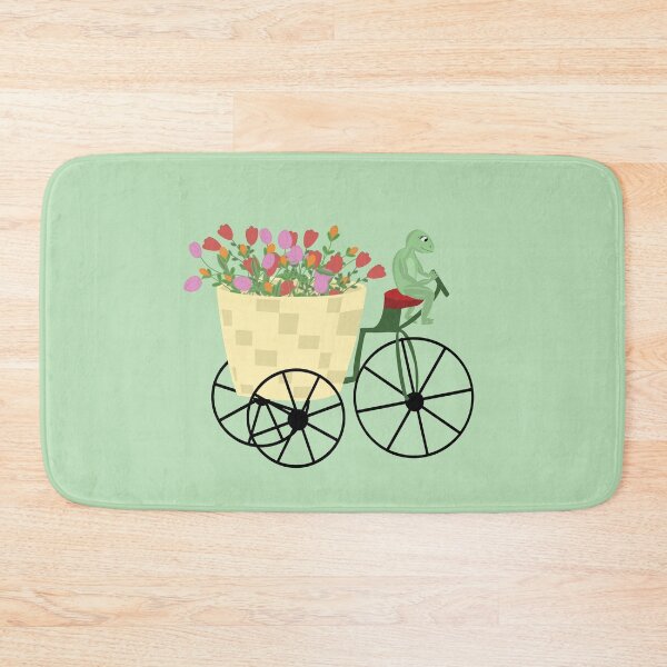 Item preview, Frog Flower Delivery Service designed and sold by TarynsCrafts.