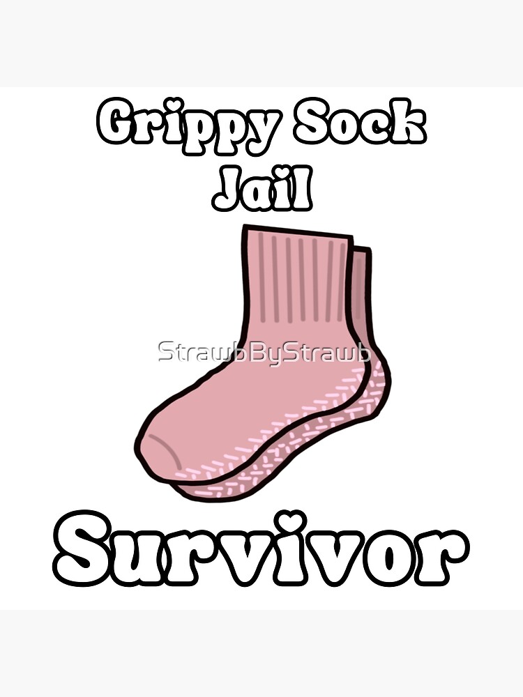 Grippy Sock Jail | Art Board Print