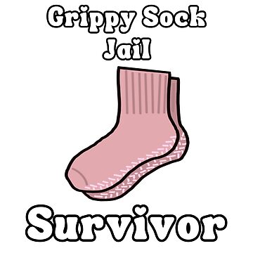 Grippy Sock Vacation Sticker 