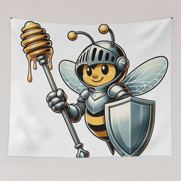 Item preview, Busy Bee Design - Captivating Artwork for Nature Enthusiasts designed and sold by The-Library.