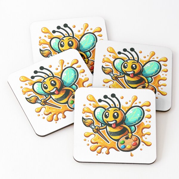 Item preview, Busy Bee Design - Captivating Artwork for Nature Enthusiasts designed and sold by The-Library.