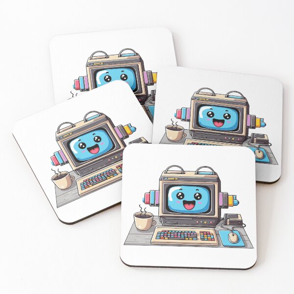 Item preview, Adorable Cute 1980s Retro Computer designed and sold by ComputeUnit.
