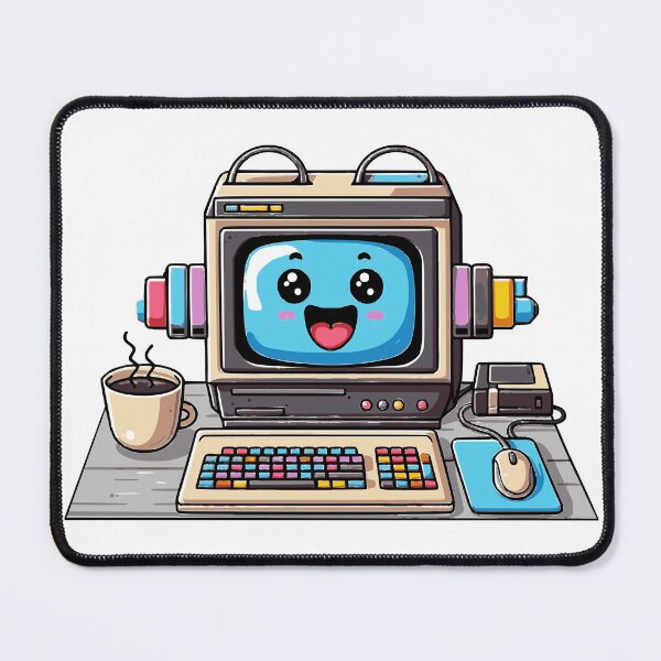 Item preview, Adorable Cute 1980s Retro Computer designed and sold by ComputeUnit.