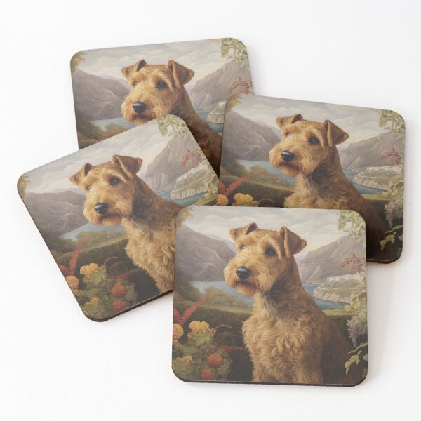 Artikelvorschau, Lakeland Terrier Hund Hundeportrait entworfen und verkauft von WallyPink.