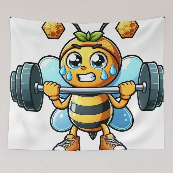 Item preview, Busy Bee Design - Captivating Artwork for Nature Enthusiasts designed and sold by The-Library.