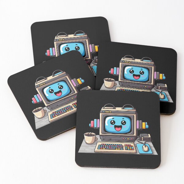 Item preview, Adorable Cute 1980s Retro Computer designed and sold by ComputeUnit.