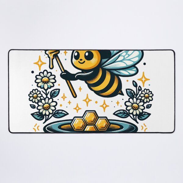 Item preview, Vibrant Busy Bee Design - Nature-Inspired Artwork designed and sold by The-Library.