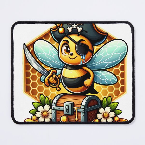 Item preview, Vibrant Busy Bee Design - Nature-Inspired Artwork designed and sold by The-Library.