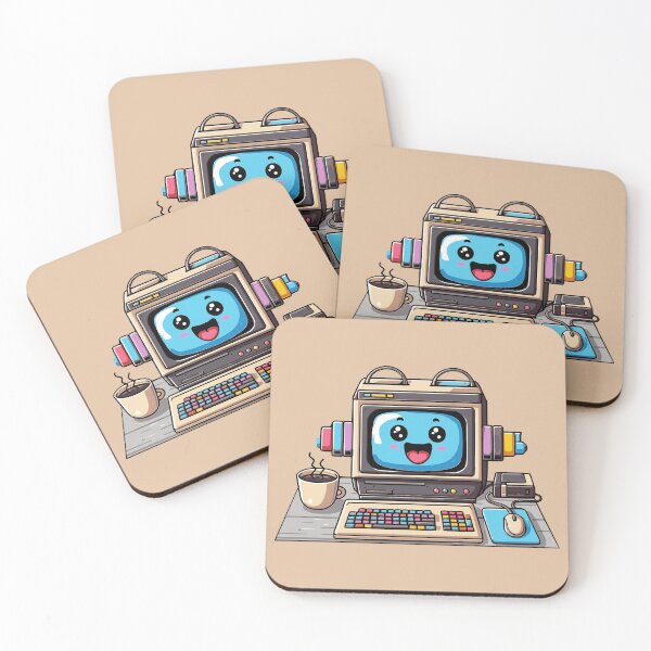 Item preview, Adorable Cute 1980s Retro Computer designed and sold by ComputeUnit.