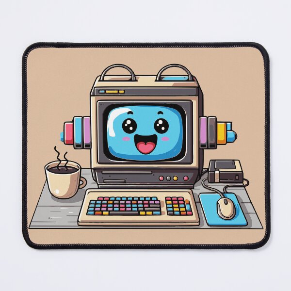Item preview, Adorable Cute 1980s Retro Computer designed and sold by ComputeUnit.