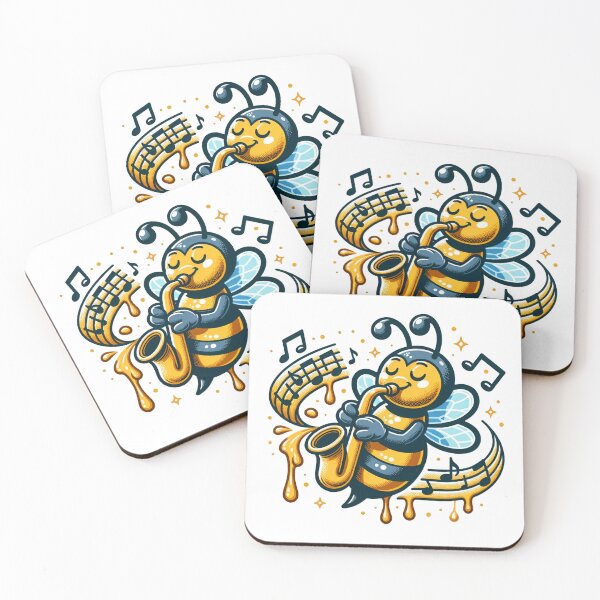 Item preview, Vibrant Busy Bee Design - Nature-Inspired Artwork designed and sold by The-Library.