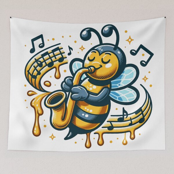 Item preview, Vibrant Busy Bee Design - Nature-Inspired Artwork designed and sold by The-Library.