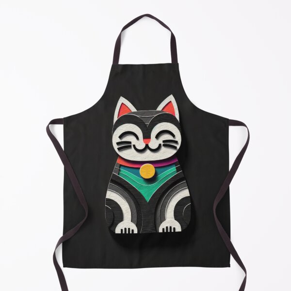 Item preview, Black Cat Graphic Paper Cut Collage designed and sold by ZedOhEe.