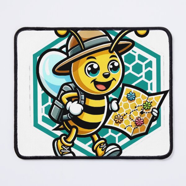 Item preview, Vibrant Busy Bee Design - Nature-Inspired Artwork designed and sold by The-Library.