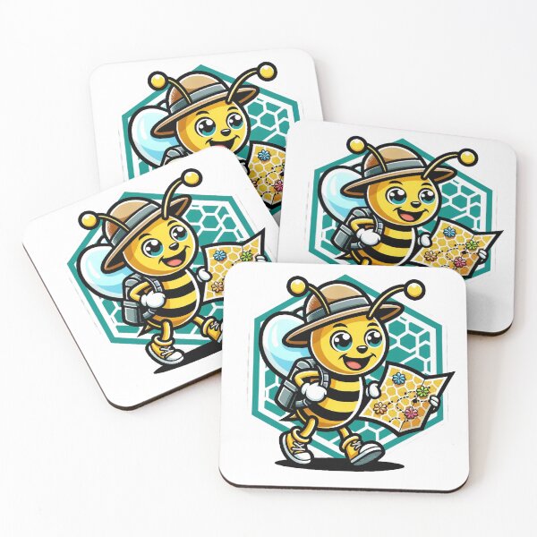 Item preview, Vibrant Busy Bee Design - Nature-Inspired Artwork designed and sold by The-Library.