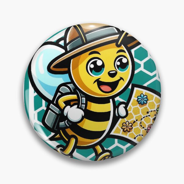 Item preview, Vibrant Busy Bee Design - Nature-Inspired Artwork designed and sold by The-Library.