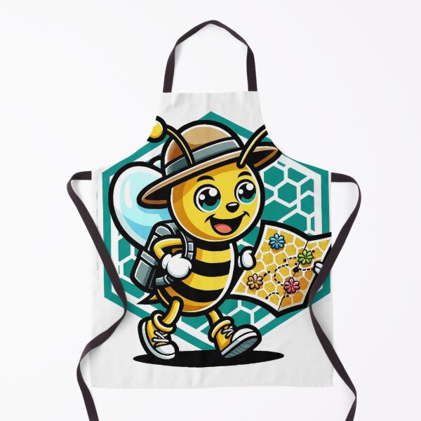 Item preview, Vibrant Busy Bee Design - Nature-Inspired Artwork designed and sold by The-Library.