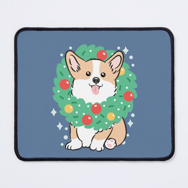 Item preview, Merry Christmas! Fawn Red Corgi designed and sold by Lulupainting.