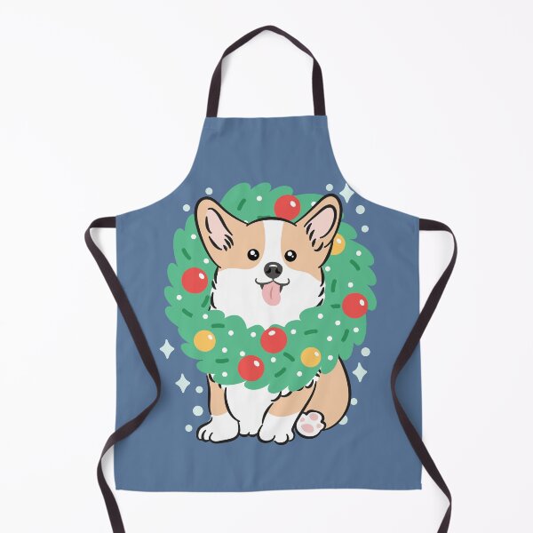 Item preview, Merry Christmas! Fawn Red Corgi designed and sold by Lulupainting.