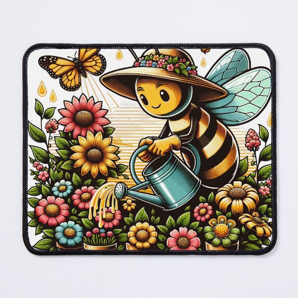 Item preview, Vibrant Busy Bee Design - Nature-Inspired Artwork designed and sold by The-Library.