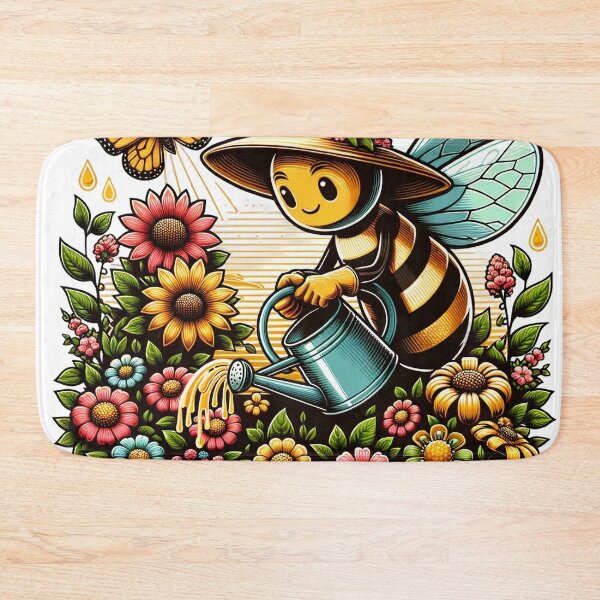 Item preview, Vibrant Busy Bee Design - Nature-Inspired Artwork designed and sold by The-Library.