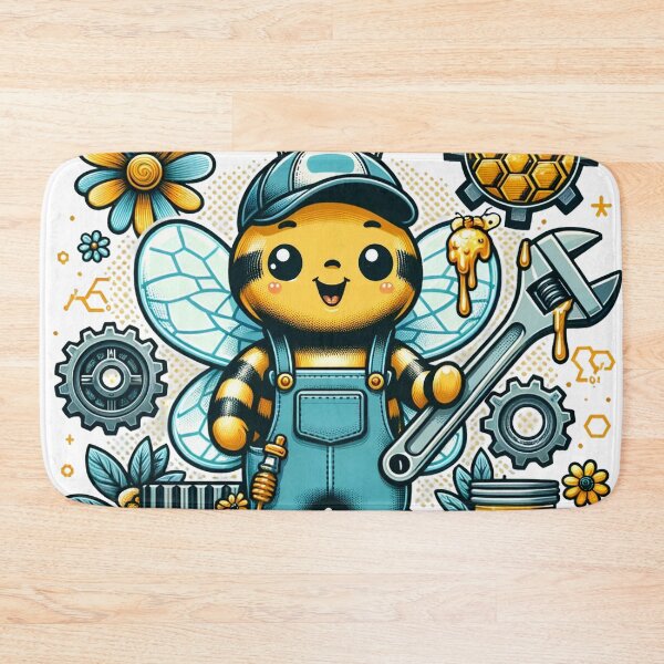Item preview, Vibrant Busy Bee Design - Nature-Inspired Artwork designed and sold by The-Library.
