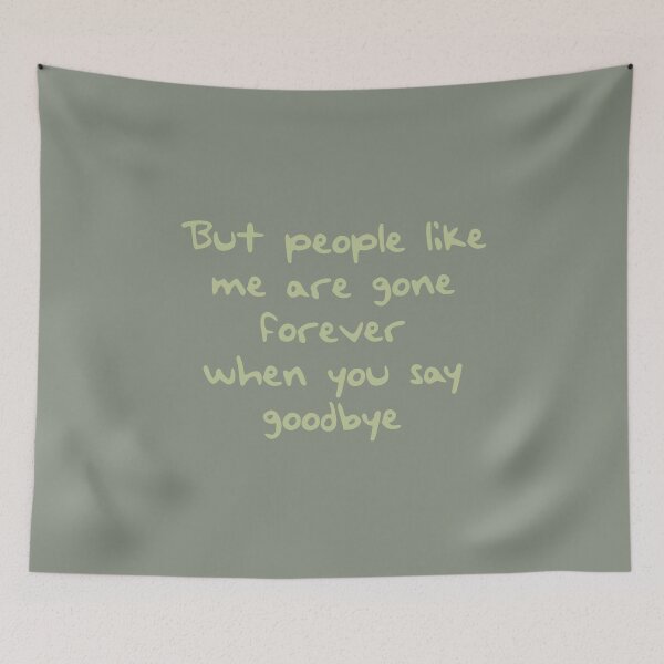 Item preview, but people like me are gone forever when you say goodbye tv designed and sold by DelfisArt.