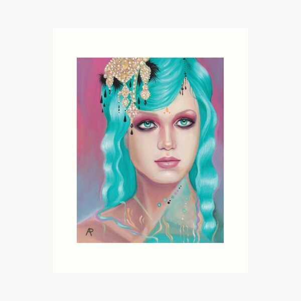 Item preview, Aqua Girl, India designed and sold by ArabellaProffer.