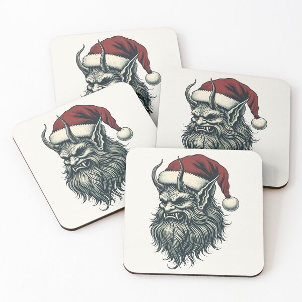 Artikelvorschau, Krampus-Klaus entworfen und verkauft von Retro Travel Design.