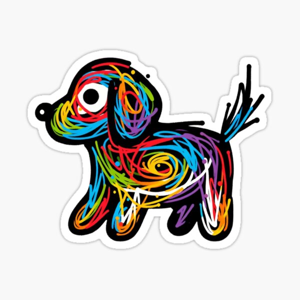 Item preview, Scribbles - Dog designed and sold by YolkedApparel.