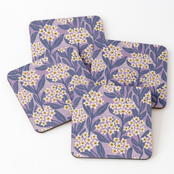 Item preview, Delicate blooms in lilac designed and sold by Illustrated by Nat.