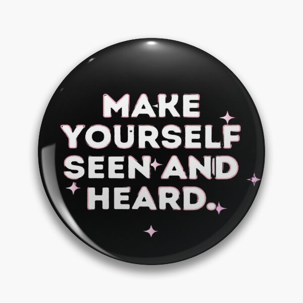 Item preview, Make Yourself Seen and Heard designed and sold by Beauty  Art Printable.