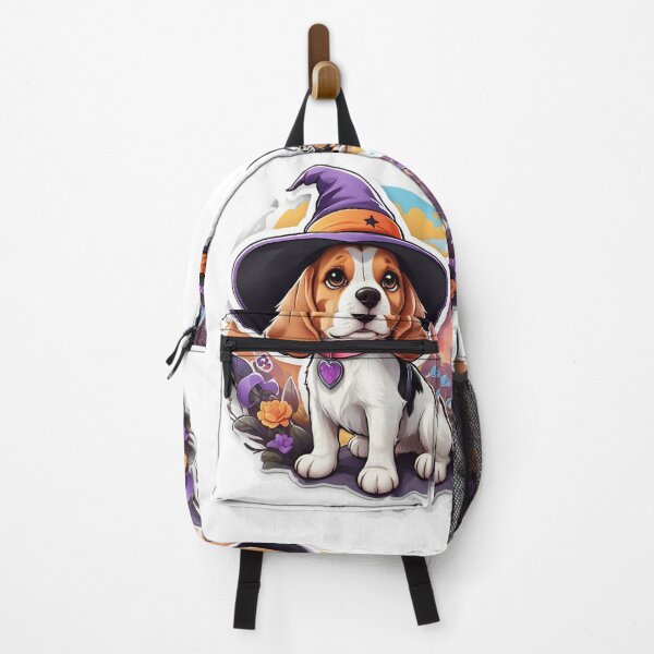 Item preview, halloween ; beagle wearing a witch hat designed and sold by PeterThanakrit.