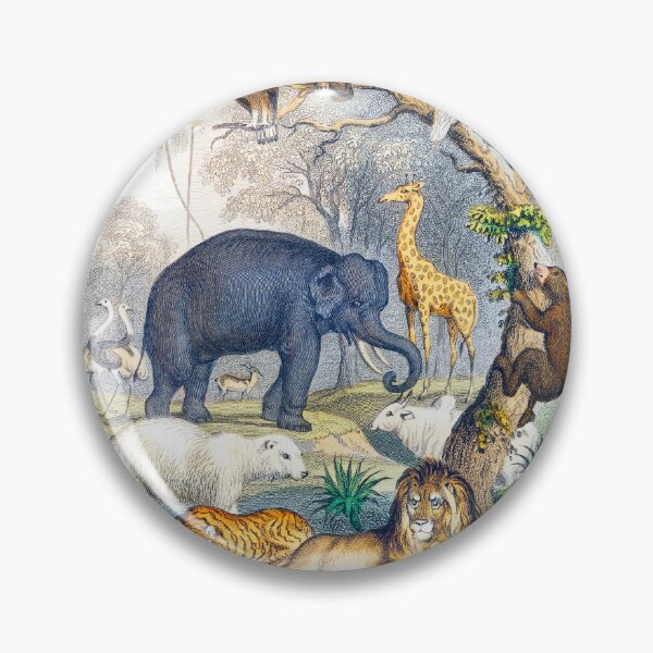Item preview, Animated Nature Drawing by Oliver Goldsmith Color Enhanced designed and sold by BrushAndBow.