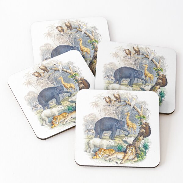Item preview, Animated Nature Drawing by Oliver Goldsmith Color Enhanced designed and sold by BrushAndBow.