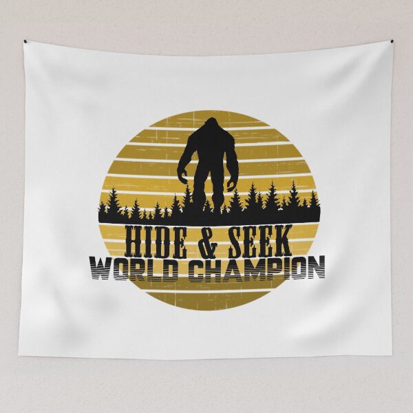 Item preview, Undefeated Hide & Seek World Champion Bigfoot designed and sold by GreenGuyTees.