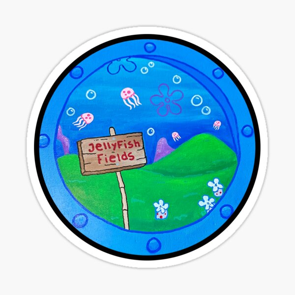 Small Spongebob Jellyfish | Sticker